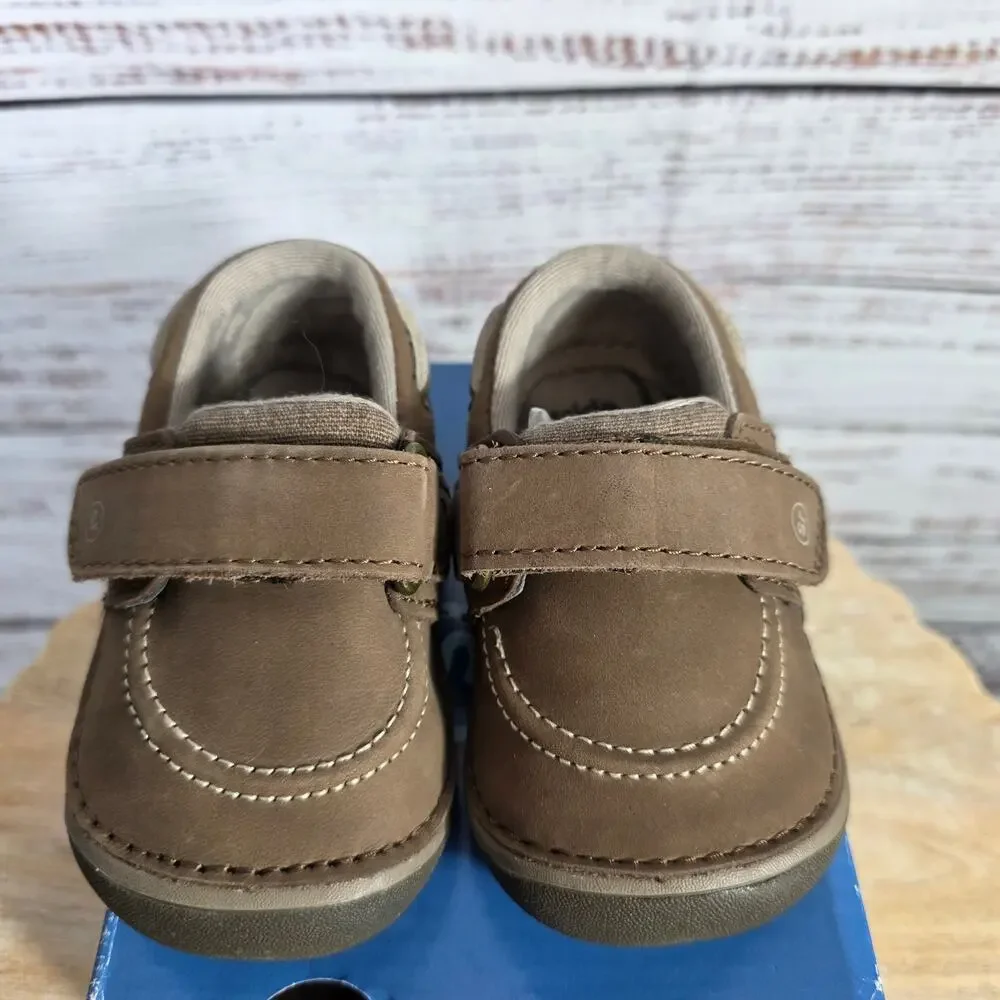 Stride Rite Wally Loafer size 4W Brow Leather